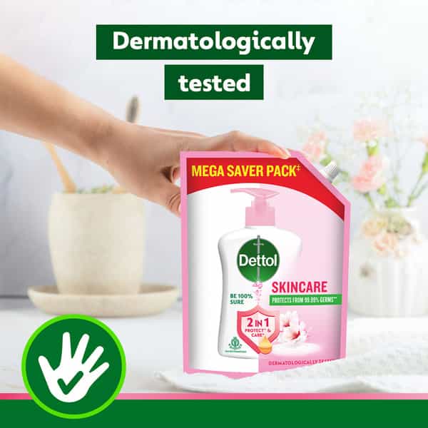 Dettol Ph Balanced Liquid Handwash Refill Skincare 1500 Ml