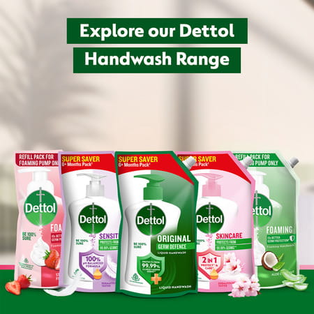 Dettol Ph Balanced Liquid Handwash Refill Skincare 1500 Ml