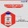 Healthvit Ginger Powder 250 Mg -60 Capsules