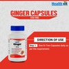 Healthvit Ginger Powder 250 Mg -60 Capsules