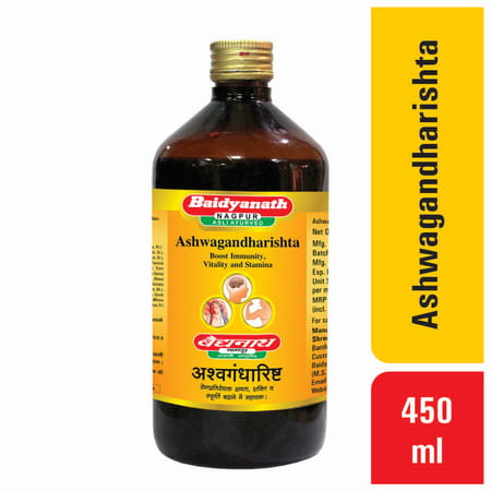 Baidyanath Ashwagandharista | Bottle | 450 Ml