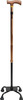 Besafe Forever Walking Stick 4 Leg For Patients | Adjustable | Aluminum | Bronze