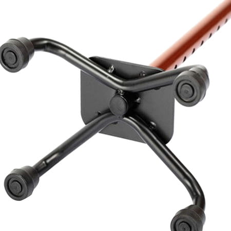 Besafe Forever Walking Stick 4 Leg For Patients | Adjustable | Aluminum | Bronze