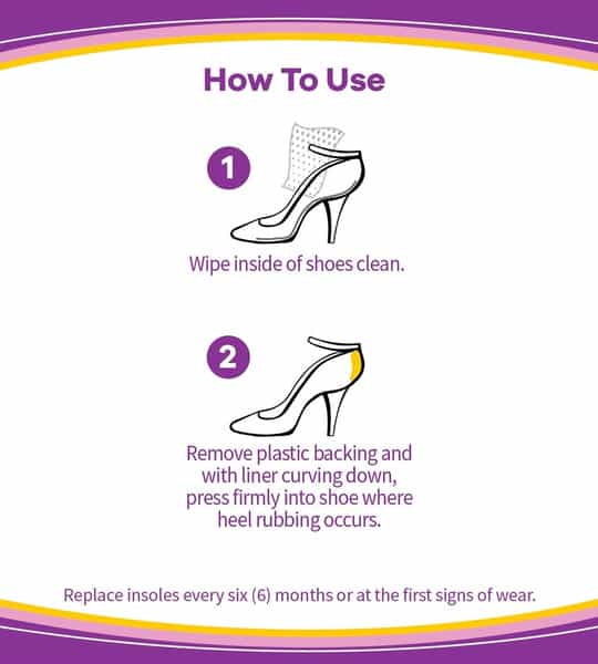 Dr. Scholl Stylish Step Gel Heel Liners | 1 Pair - One Size Fits All