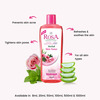 Rosa Naturals 100 % Pure Rose,Aloevera & Mint Skin Toner I Glowing & Radiance Skin I Pack 1 - 1000Ml