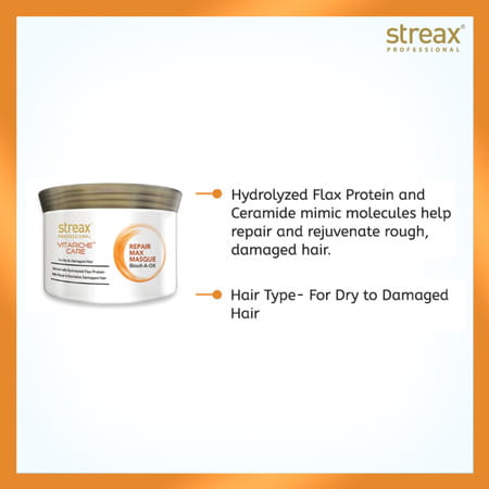 Streax Professional Vitariche Care Repair Max Masque 200g