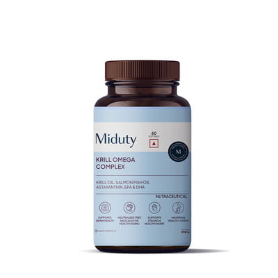 Buy MIDUTY PALAK NOTES ANTARCTIC KRILL OIL OMEGA-3 CAPSULE WITH