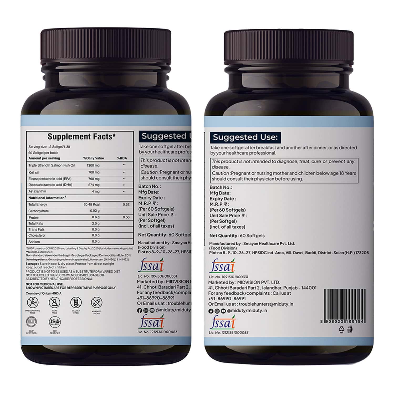 astaxanthin with l glutathione veggie softgel Buy MIDUTY KRILL OMEGA COMPLEX - OMEGA 3 - EPA & DHA - HEART & BRAIN HEALTH  - ASTAXANTHIN