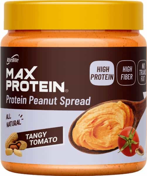 Max Protein Peanut Spread - Tangy Tomato [340 Gm] - Pack Of 1