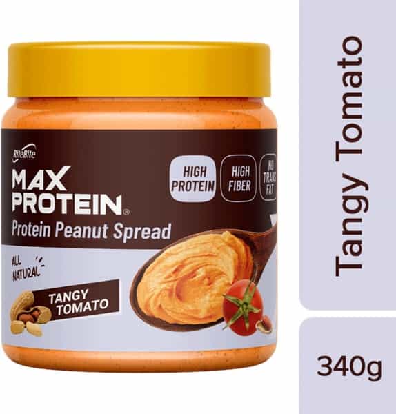 Max Protein Peanut Spread - Tangy Tomato [340 Gm] - Pack Of 1