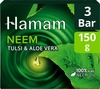 Hamam Neem Tulsi And Aloevera Soap Bar 3 X 150 G