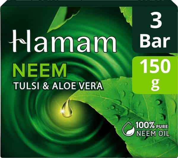Hamam Neem Tulsi And Aloevera Soap Bar 3 X 150 G