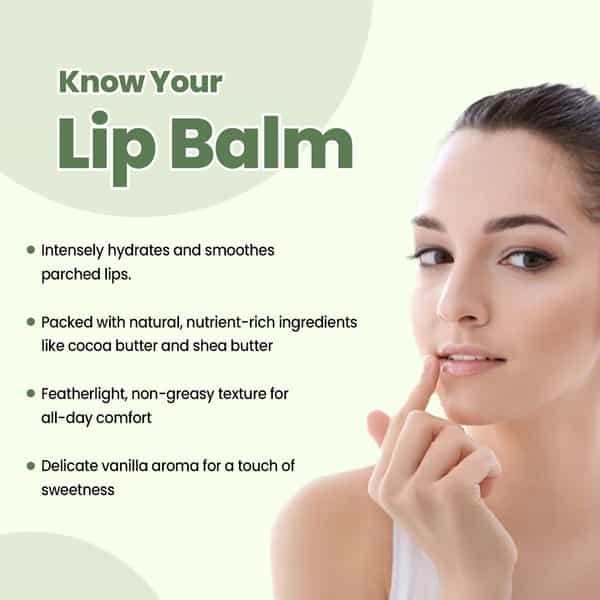 Alglaze Lip Balm With Jojoba Oil & Shea Butter | Hydrates| Softens & Adds Natural Shine | G