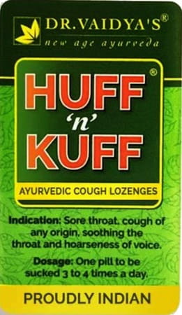 Dr. Vaidya'S Huff N Kuff Lozenges 50'S