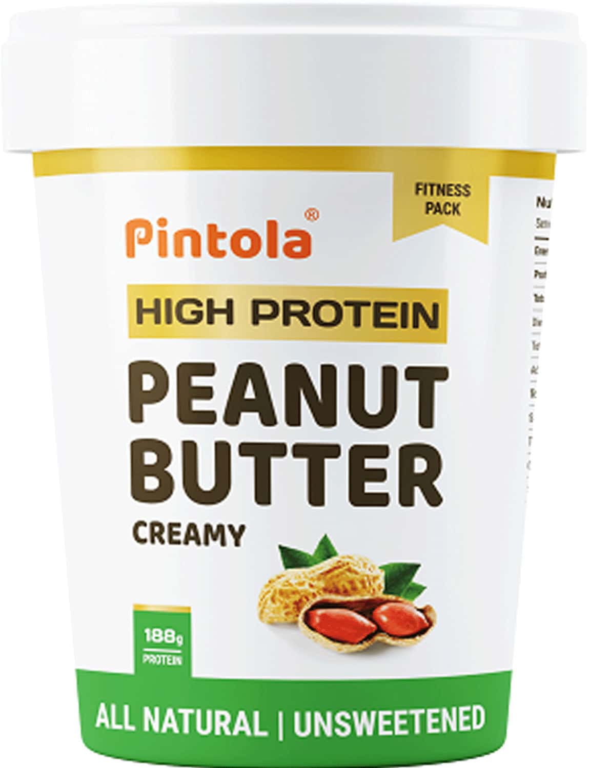 Pintola All Natural High Protein Peanut Butter (creamy) 510g