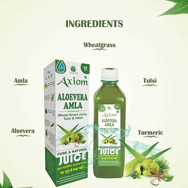 Axiom Amla Juice Good For Eyes|Hair And Digestion|Immunity Booster Enriched With Vitamin-C-1000Ml
