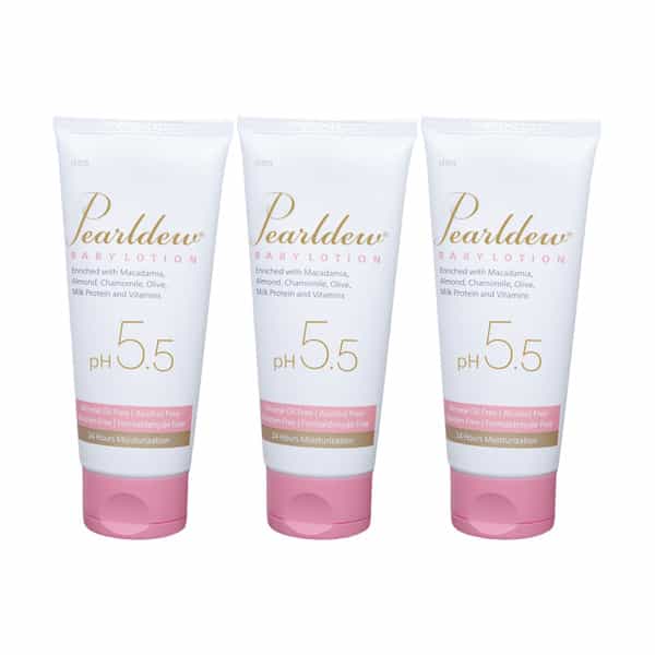 Pearldew Baby Lotion 100 Ml | Aloe | Coco Butter | Grape Seed Oil | Almond Oil (Pack Of 2)