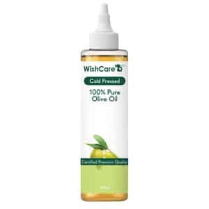 Wishcare 100% Pure Cold Pressed Olive Oil For Healthy Hair And Glowing Skin (200ml)