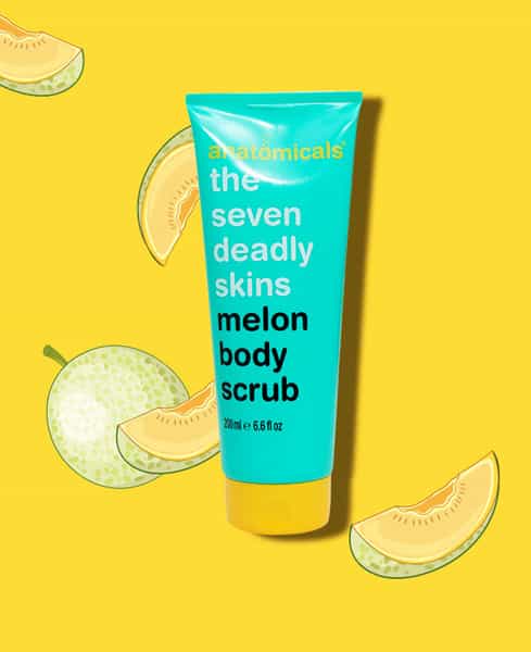 Anatomicals | Melon Body Scrub With Pumice Granules And Melon Extract -200 Ml