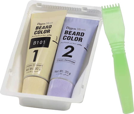 Bigen Men'S Beard Color Natural Black B101 40g (Pack Of 4)