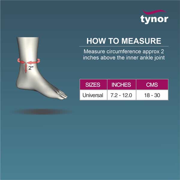 Tynor J 12 Ankle Support Neoprene Size Universal