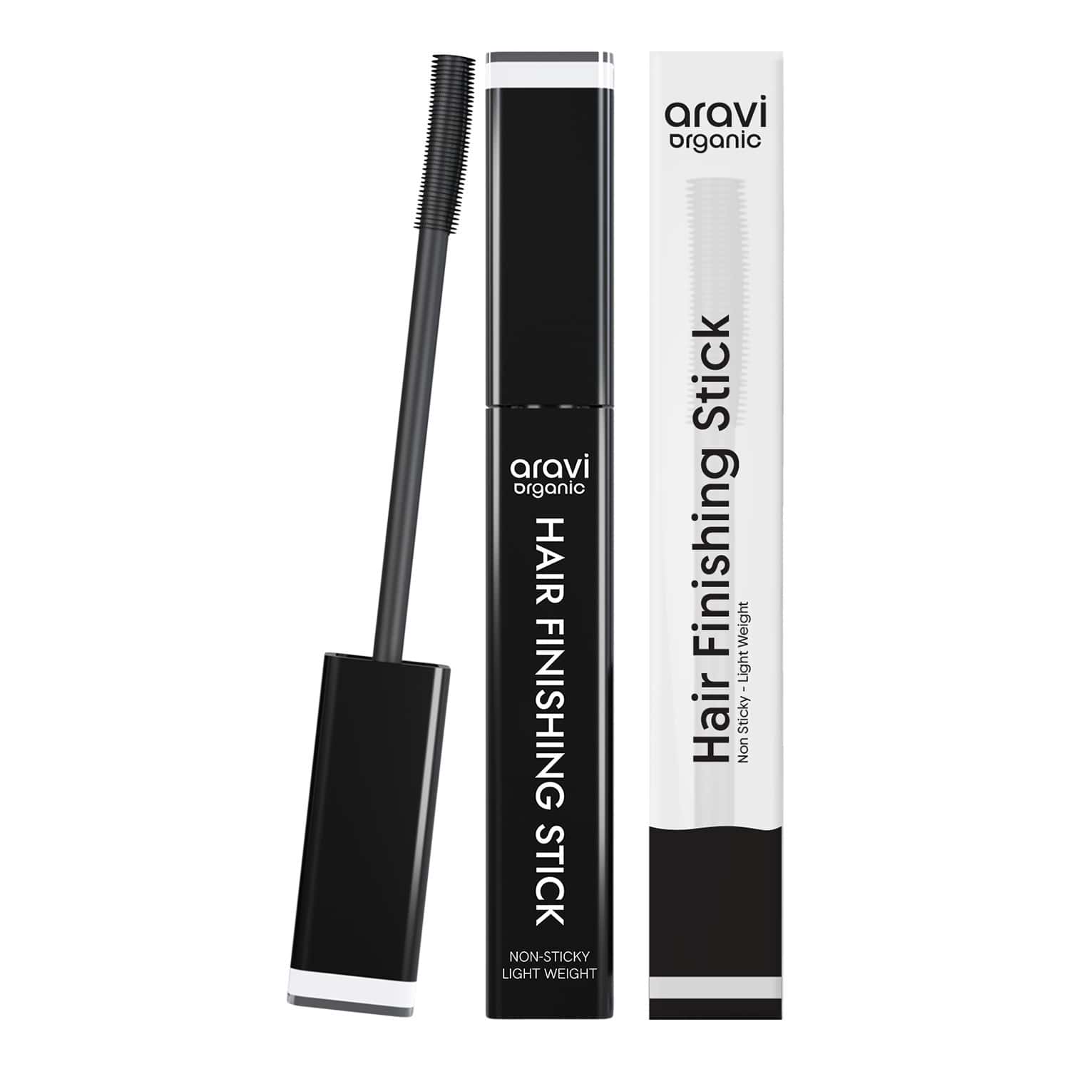 Aravi Organic Hair Finishing Stick - Smoothens & Tames Hair | Adds Shine & Controls Frizz - 15ml