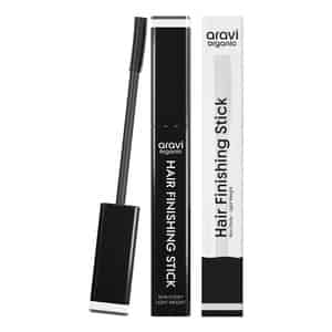 Aravi Organic Hair Finishing Stick - Smoothens & Tames Hair | Adds Shine & Controls Frizz - 15ml