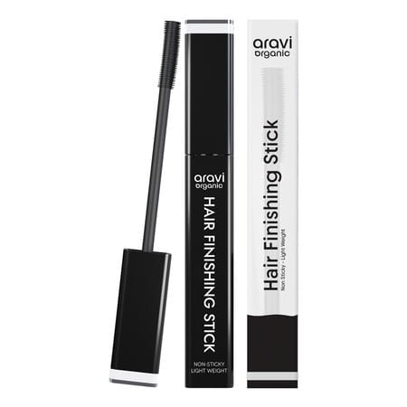 Aravi Organic Hair Finishing Stick - Smoothens & Tames Hair | Adds Shine & Controls Frizz - 15ml