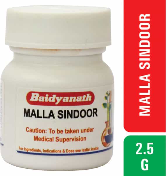 Baidyanath Asli Ayurved Malla Sindoor 2.5 Gm (Pack Of 2)
