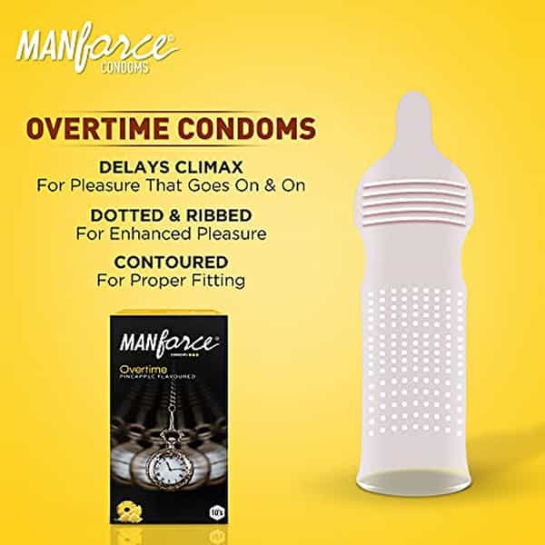 Manforce Condoms Combo Pack (3In1 Strawberry | Black Grapes & Extra Dotted Pineapple)(Pack Of 3)