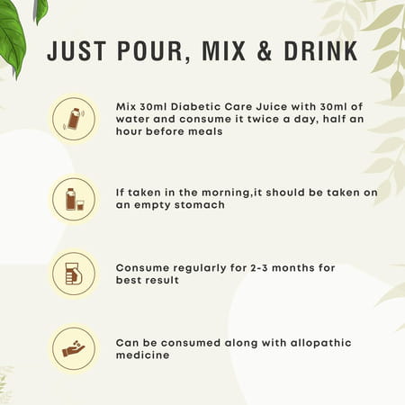 Four Seasons Diabetic Care Juice 1L | Manage Blood Sugar | Neem | Karela | Jamun | Amla 11+ Herbs