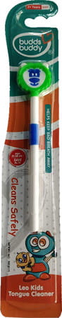 Buddsbuddy Kids Leo Tongue Cleaner 1pc - Green