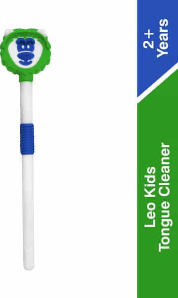 Buddsbuddy Kids Leo Tongue Cleaner 1Pc - Green