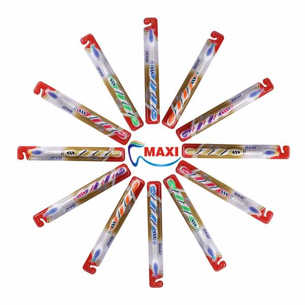 Maxi 1 Number Soft Toothbrush (Pack Of 12)