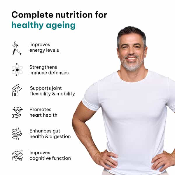 Hk Vitals Multivitamin Adults 50+ (30 Tabs) | For Joints | Heart | Energy & Healthy Ageing