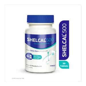 Shelcal 500mg Bottle Of 30 Tablets