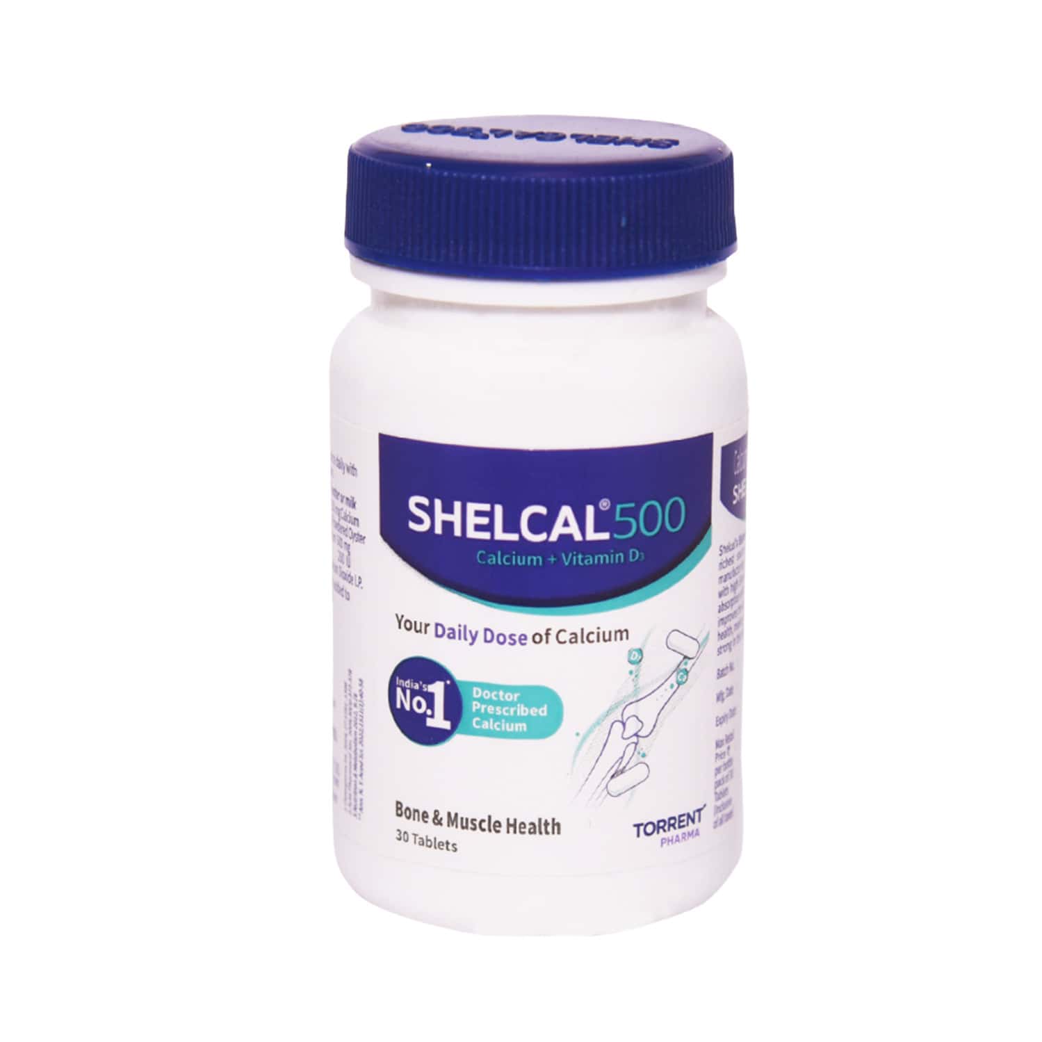 Shelcal 500mg Bottle Of 30 Tablets