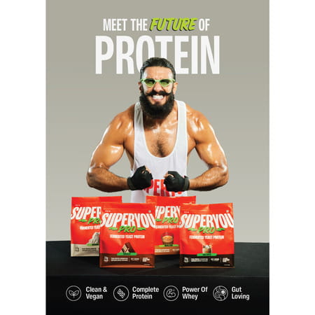 Superyou Pro Fermented Yeast Protein Isolate Assorted Box(Pack Of 8) | 24G Protein|Pdcaas Of 1-288G
