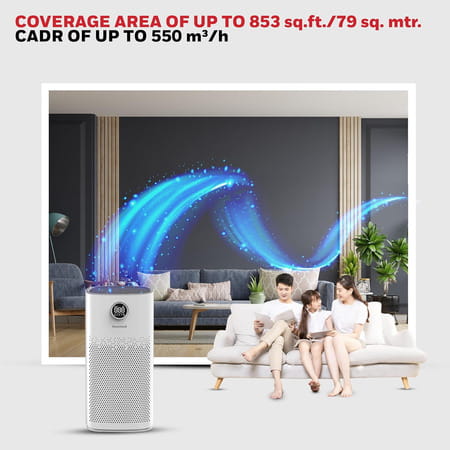 Honeywell Air Touch P2 - Air Purifier For Home | 4 Stage Filtration | Covers 853sq.Ft | Wifi & Alexa