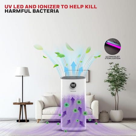 Honeywell Air Touch P2 - Air Purifier For Home | 4 Stage Filtration | Covers 853sq.Ft | Wifi & Alexa