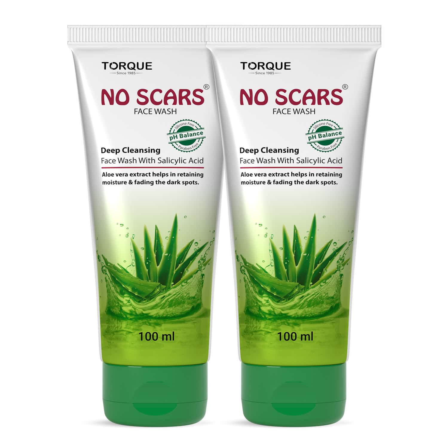 Buy NO SCARS ALOEVERA FACE WASH 100ML | PACK OF 2 Online & Get Upto 60% OFF  at PharmEasy