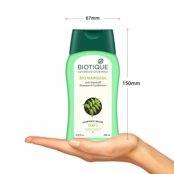 Biotique Bio Neem Margosa Shampoo Anti Dandruff Shampoo And Conditioner 200 Ml