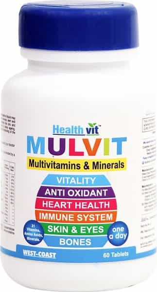 Healthvit Mulvit Multivitamin Tablets Bottle Of 60