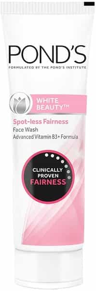 Pond's White Beauty Spot Less Fairness  Face Wash  Tube Of 100 G