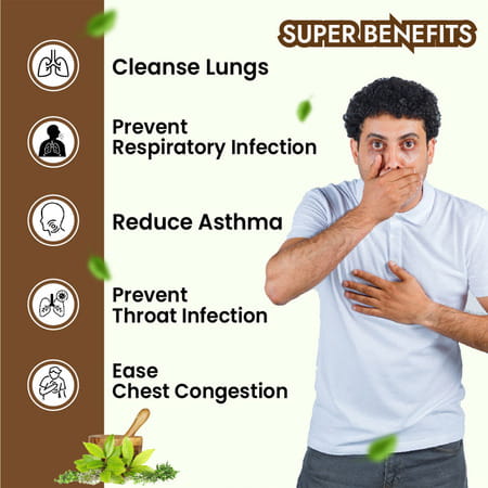 Hashmi Bronkill Capsules To Treat The Chronic Disease Of Asthma 20 Capsules