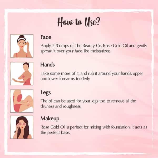 The Beauty Co. Rose Gold Oil 25Ml