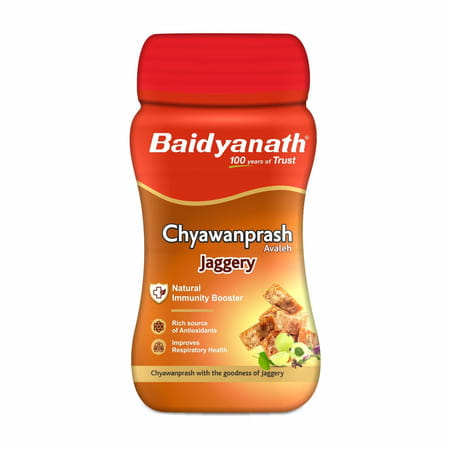 Baidyanath Jaggery Chyawanprash - Enriched With Amla & Pure Desi Ghee | All Age Groups | 750gm