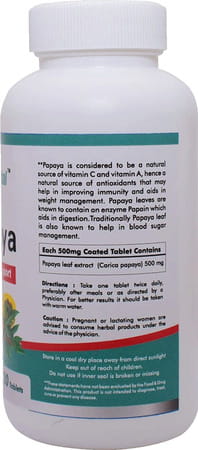 Way2herbal Papaya 120 Tablets Pack Of 2