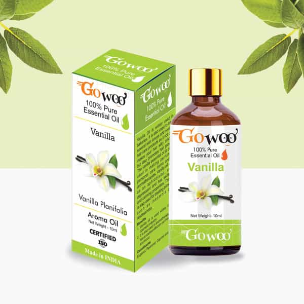 Pack Of 2 Vanilla Essential Oil & Argan Carrier Oil - 100% Pure & Natural Oil