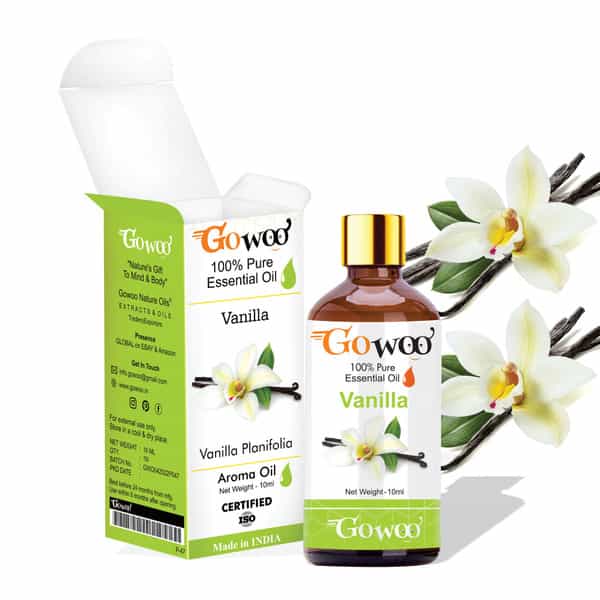 Pack Of 2 Vanilla Essential Oil & Argan Carrier Oil - 100% Pure & Natural Oil